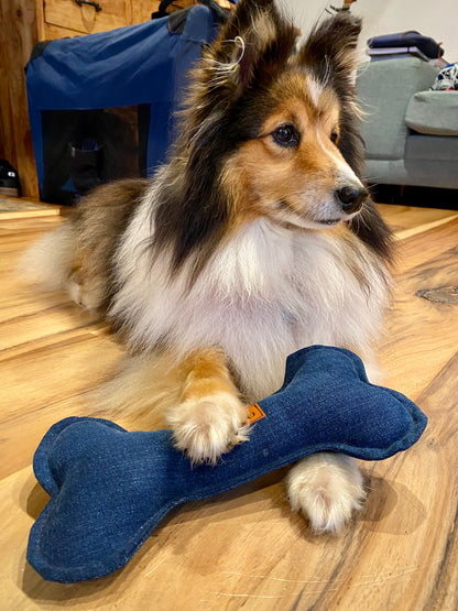 Denim Hound Bone